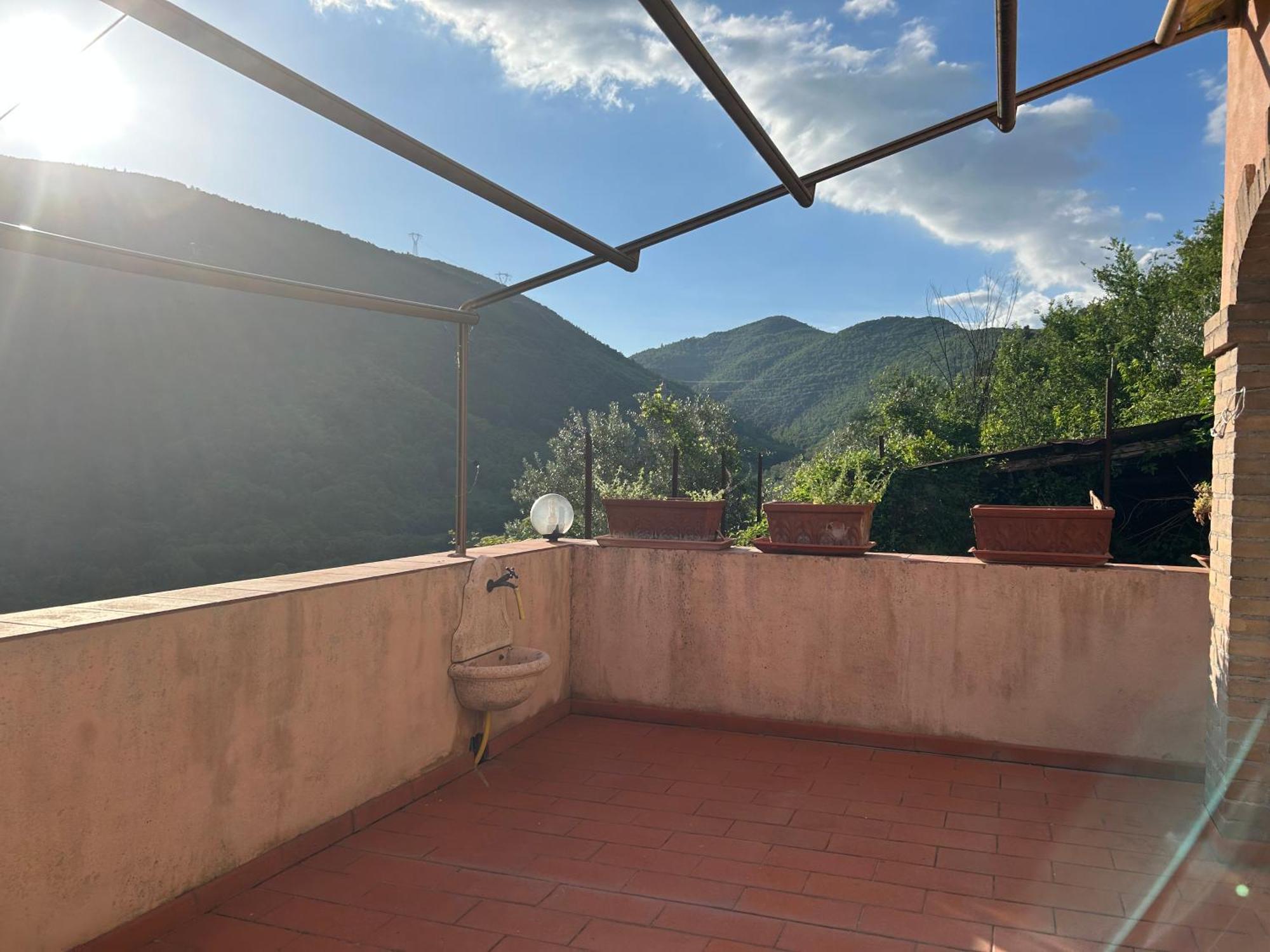 Casa Belvedere A Valle San Martino Di Spoleto Esterno foto